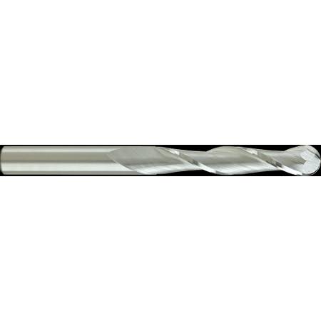 1/2x22 2 Flute Extra Long Solid Carbide Ball End Mill V5691