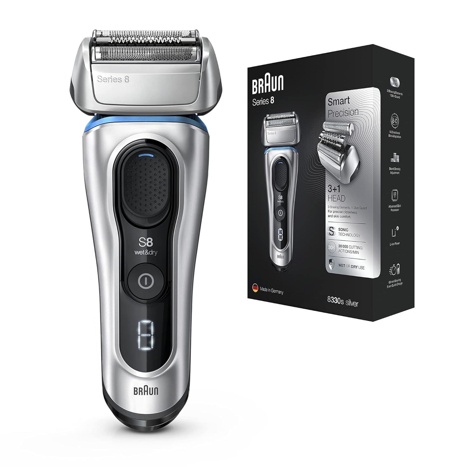 Series 7 360 Flex Head Electric Shaver with Beard Trimmer and Travel Case C323213