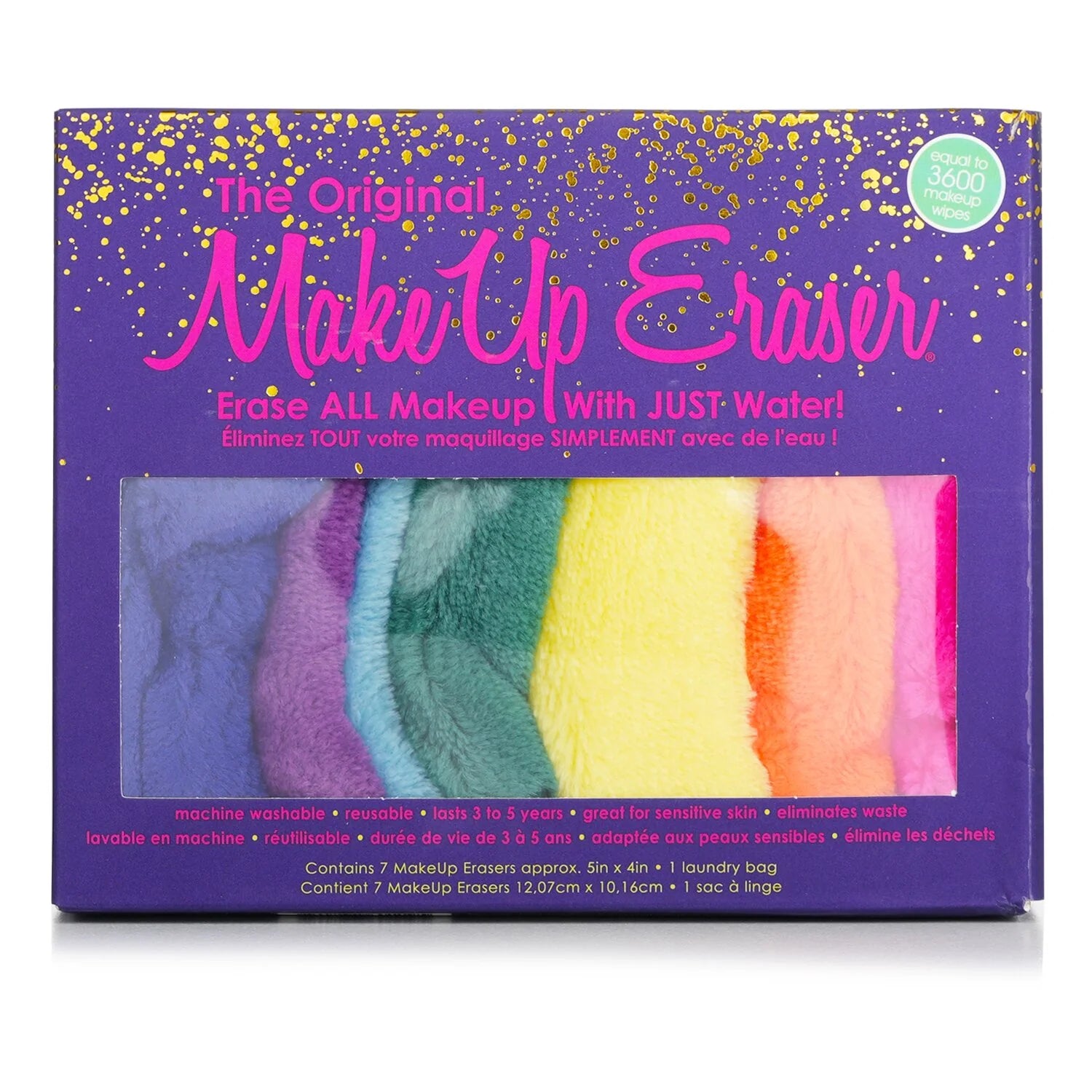 7 Day Set Mini MakeUp Eraser Cloth with Bag V320
