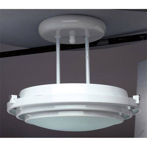 Black Semi Flush Mount Light T2600