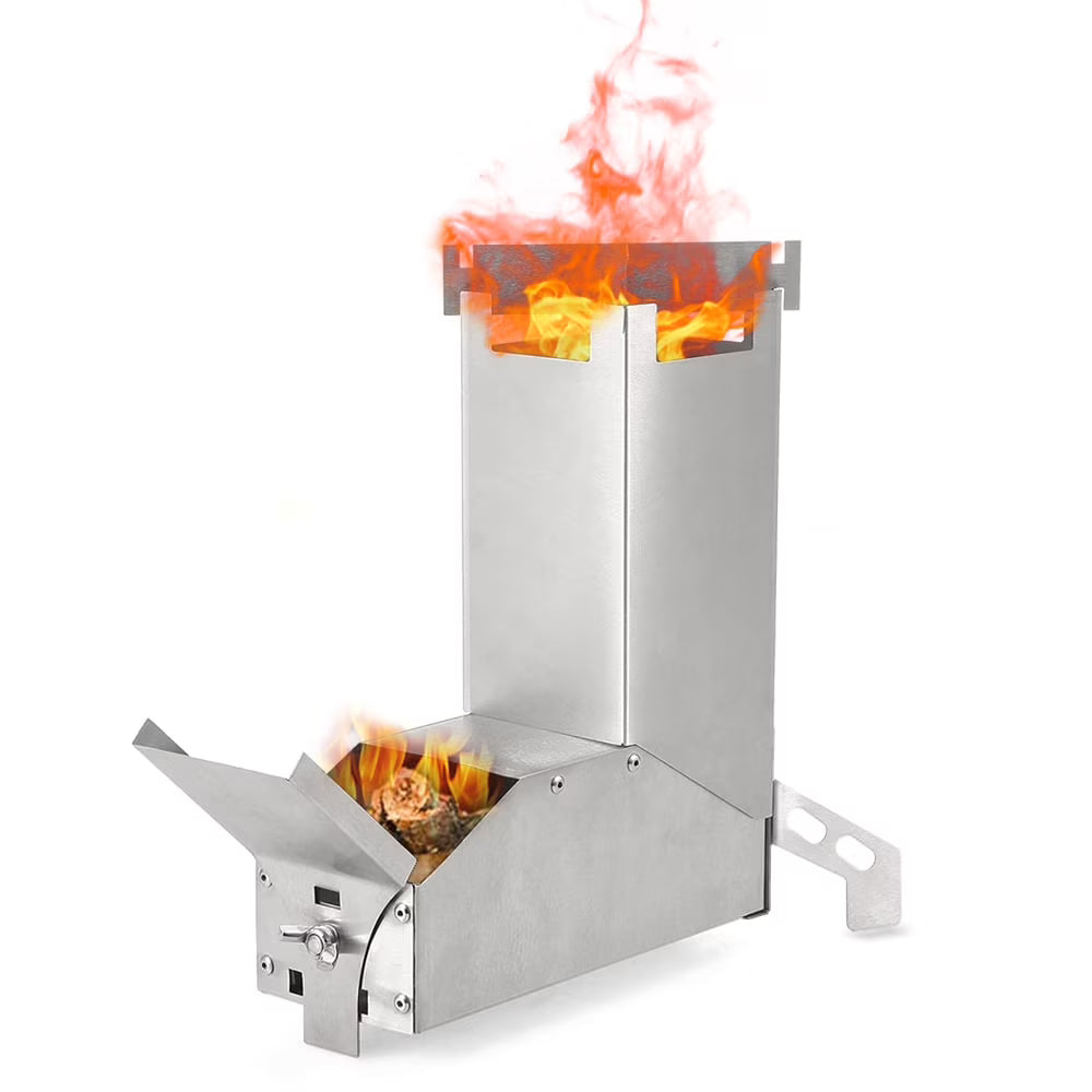 Portable Wood Burning Rocket Stove T5118