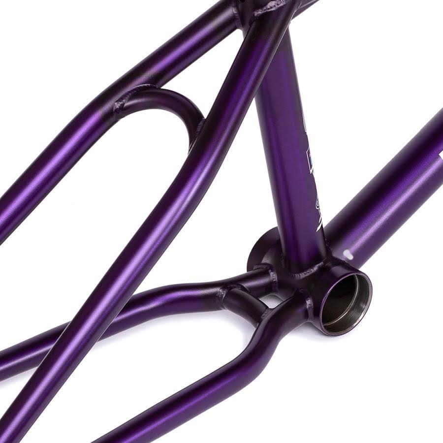 Matt Translucent Purple BMX Frame Z47311