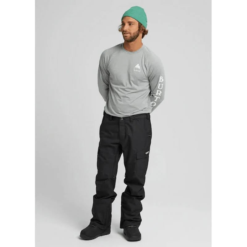 Men's Regular Fit Cargo Pant, Large, Black W508