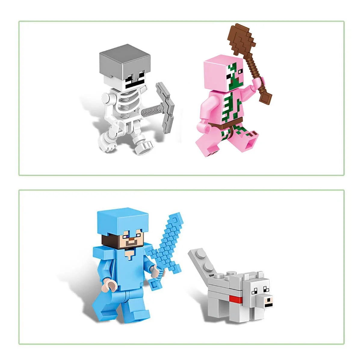 16 Pcs Action Figures Building Blocks Toys Set O89666