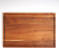 Acacia Wood Cutting Board with Juice Slot and Handle E894746