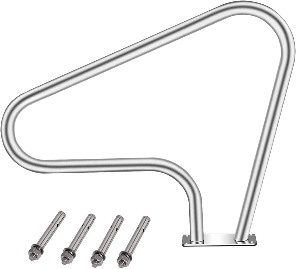 Stainless Steel Swimming Pool Hand Rail with Base Plate M3637