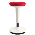 Red Perch Stool with White Base Q90998