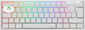 Pure White RGB Backlit Box Jade Switch Keyboard C6588