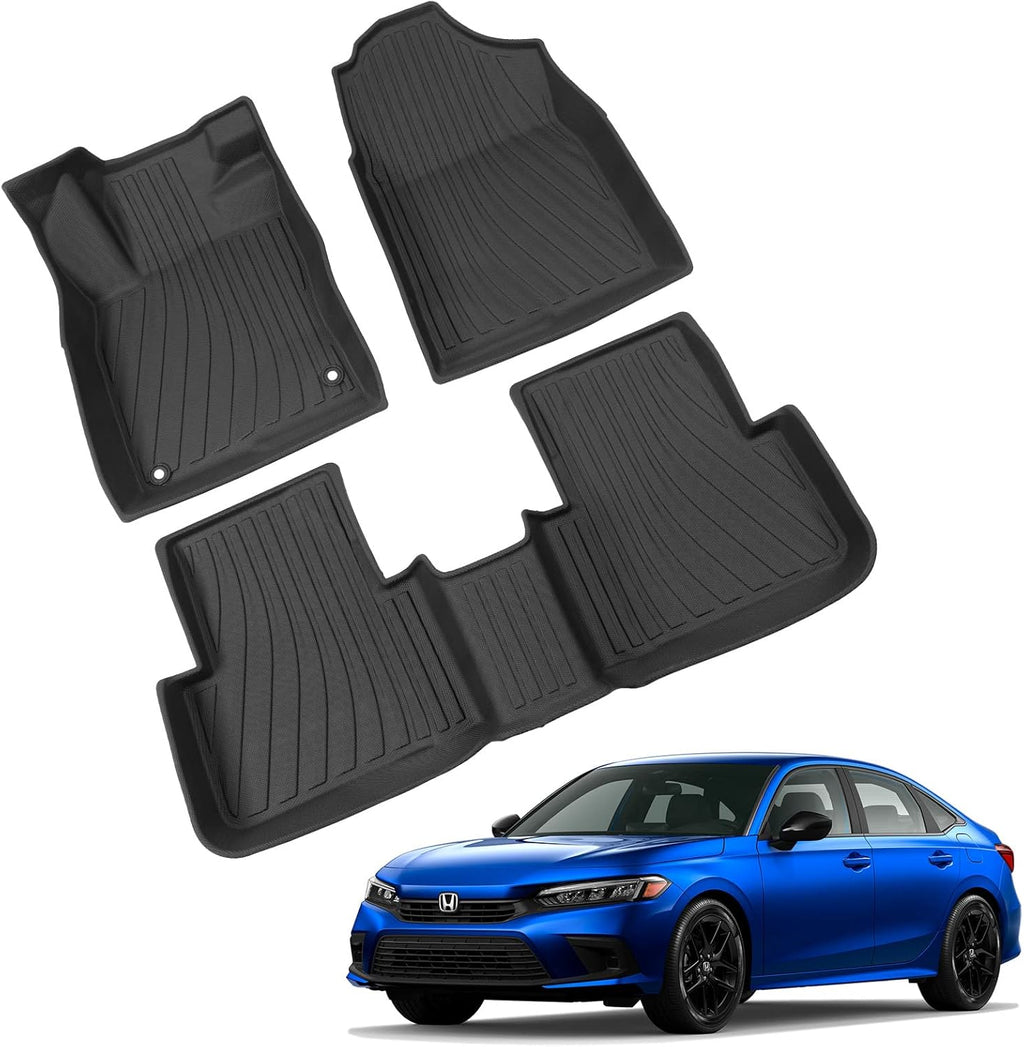 TPE Waterproof Floor Mat and Trunk Liner for Honda Civic Sedan T997139