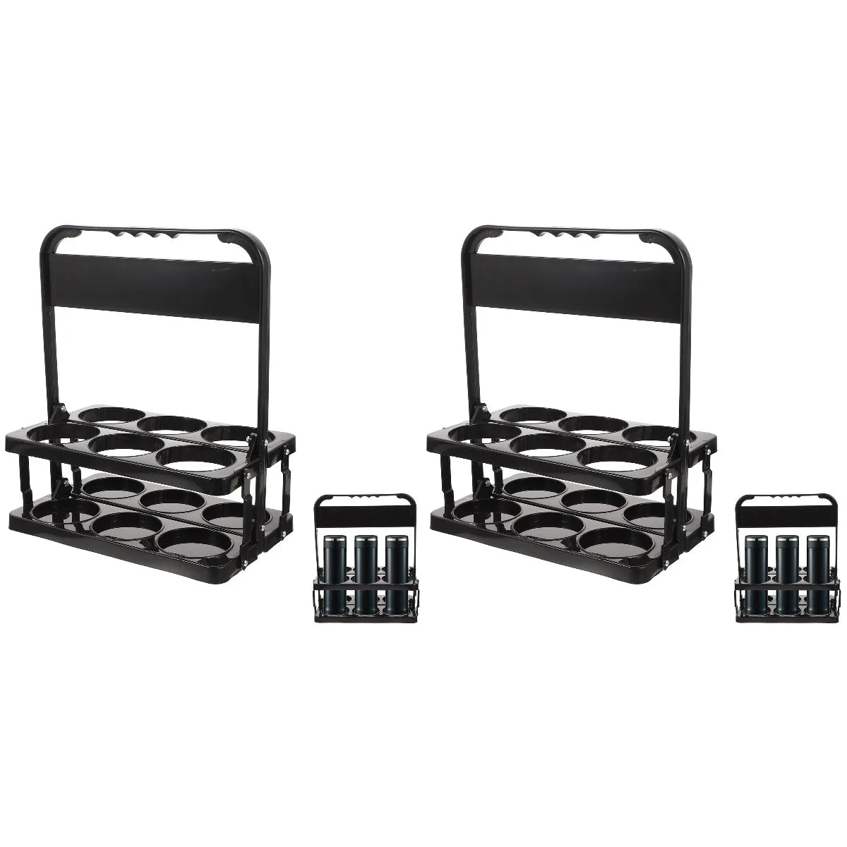 2pcs Sports Bottle Holder Water Bottle Rack Carrier Storage Holder Z66034
