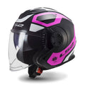 Black Pink Marker Jet Helmet XS S4432