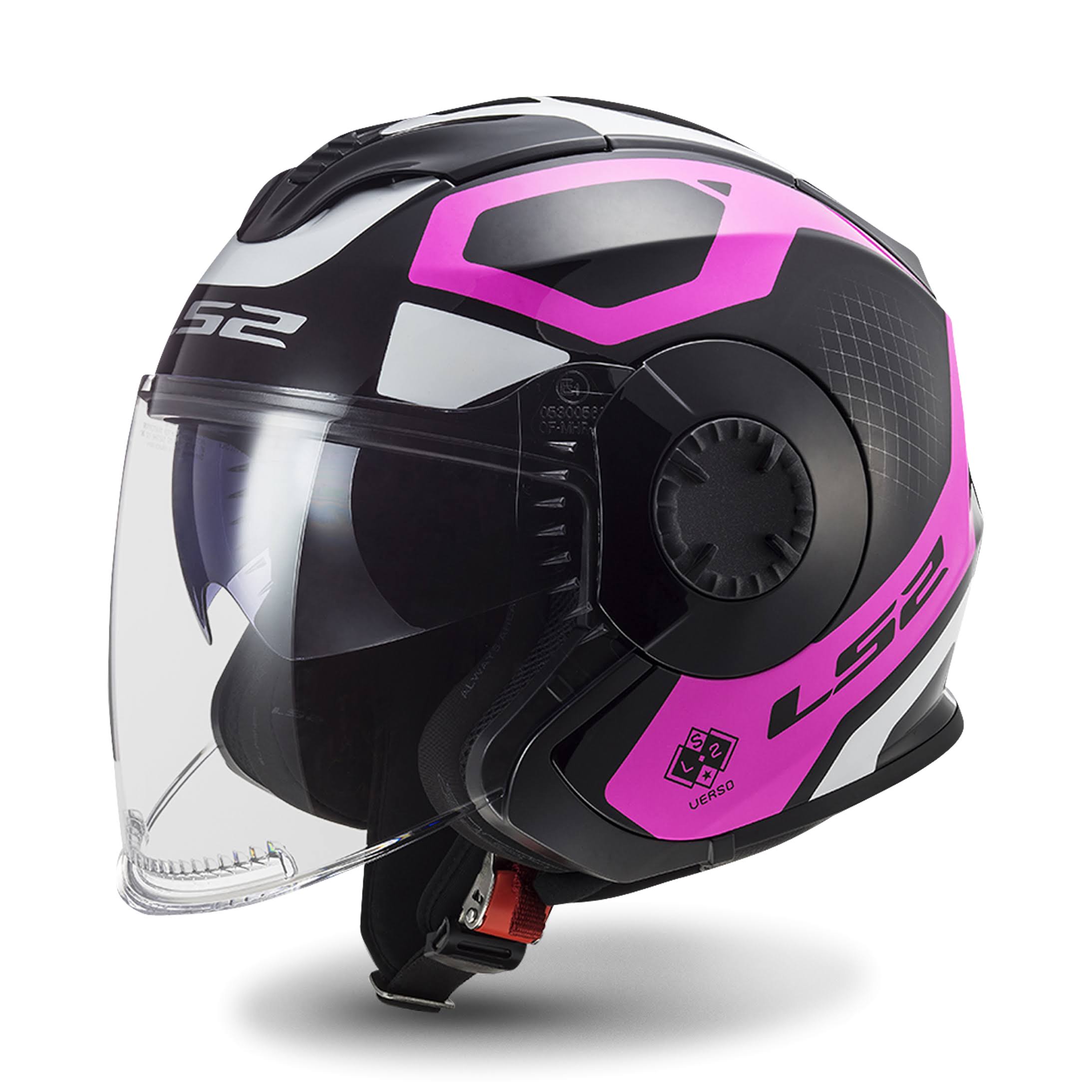 Black Pink Marker Jet Helmet XS S4432