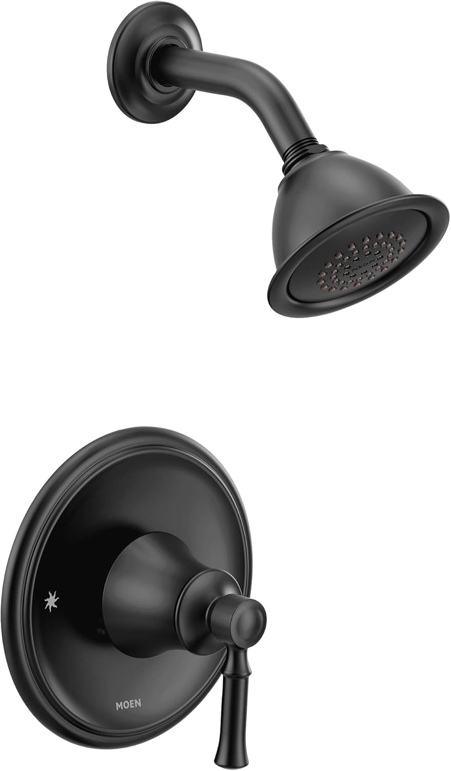 Chrome 1-Handle Shower Trim with Single Function Shower Head, Valve Required, Pack of 2 K26374