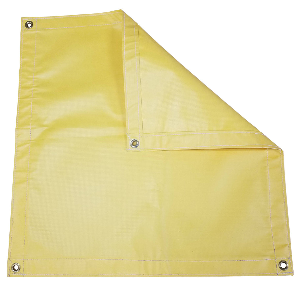 Yellow Flame Retardant Vinyl Laminated Tarp 13 oz. P6275