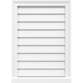 PVC Gable Vent with Brickmould X974548