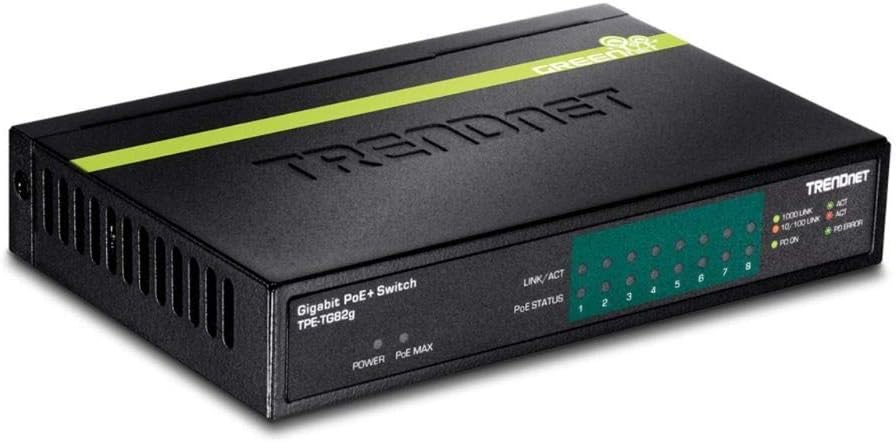 8-Port Gigabit PoE+ Switch, Black R275