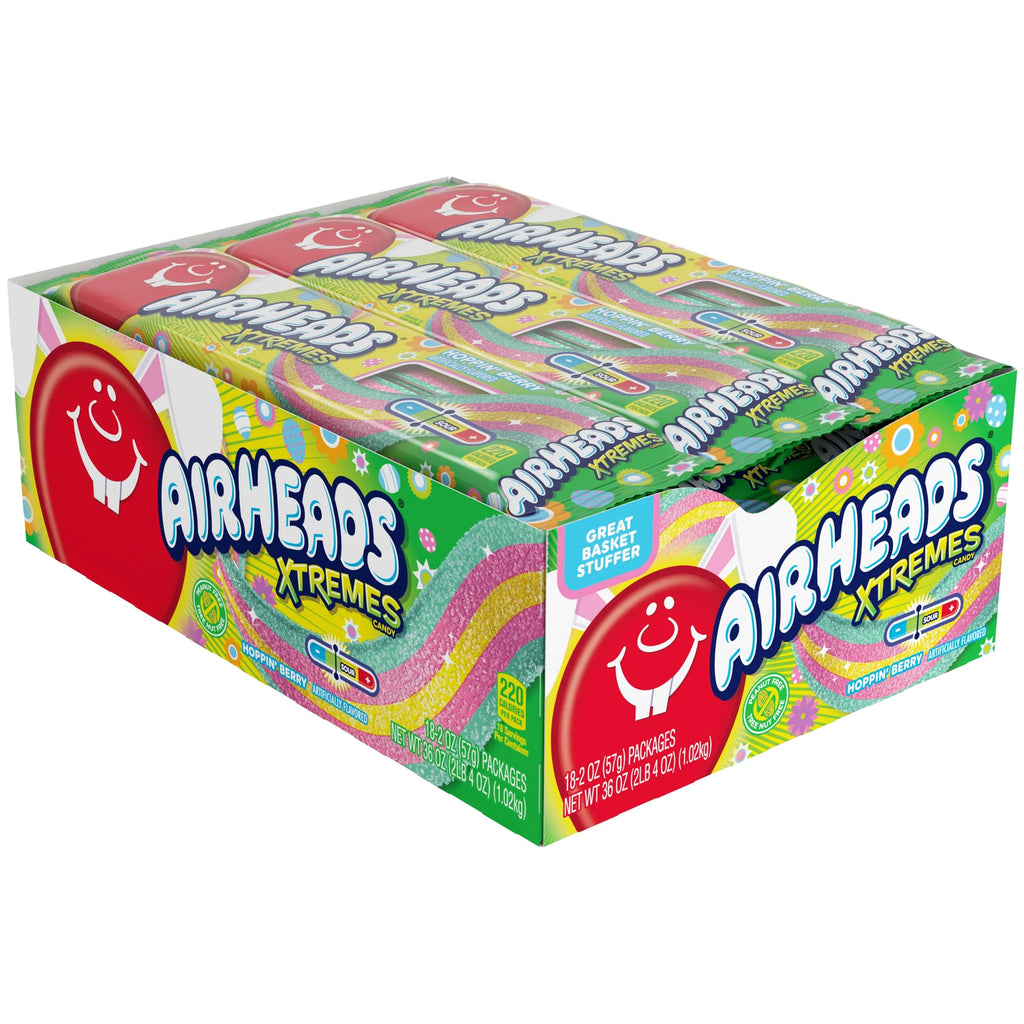 Sweetly Sour Berry Flavored Candy Belts, 2 Oz (Pack Of 18) R76166