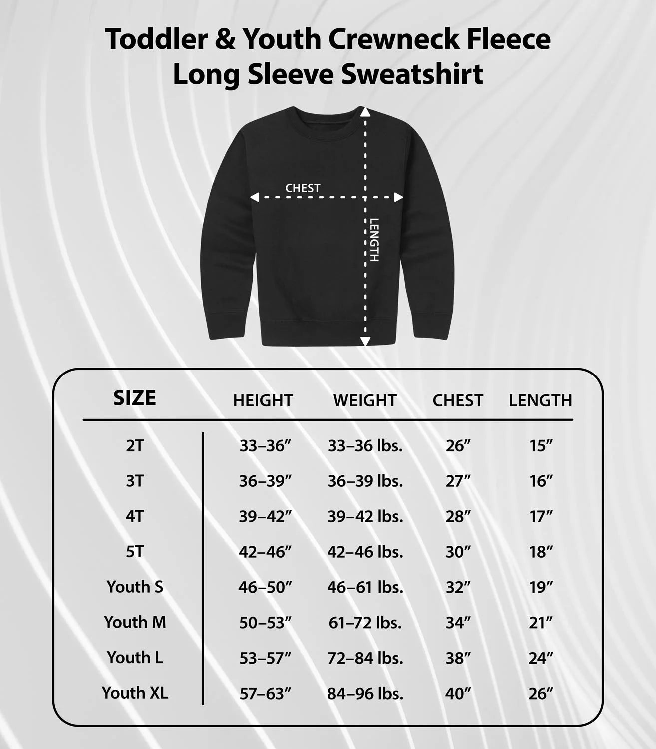 Toddler & Youth Crewneck Fleece Sweatshirt Q7590