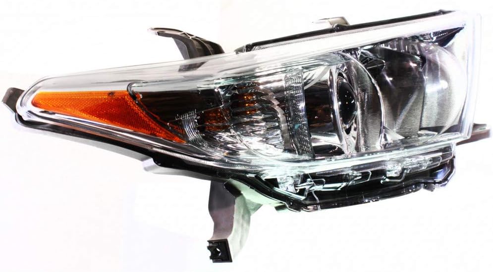Passenger Side Headlight Assembly for Toyota Highlander 2010 Sport Model R4130
