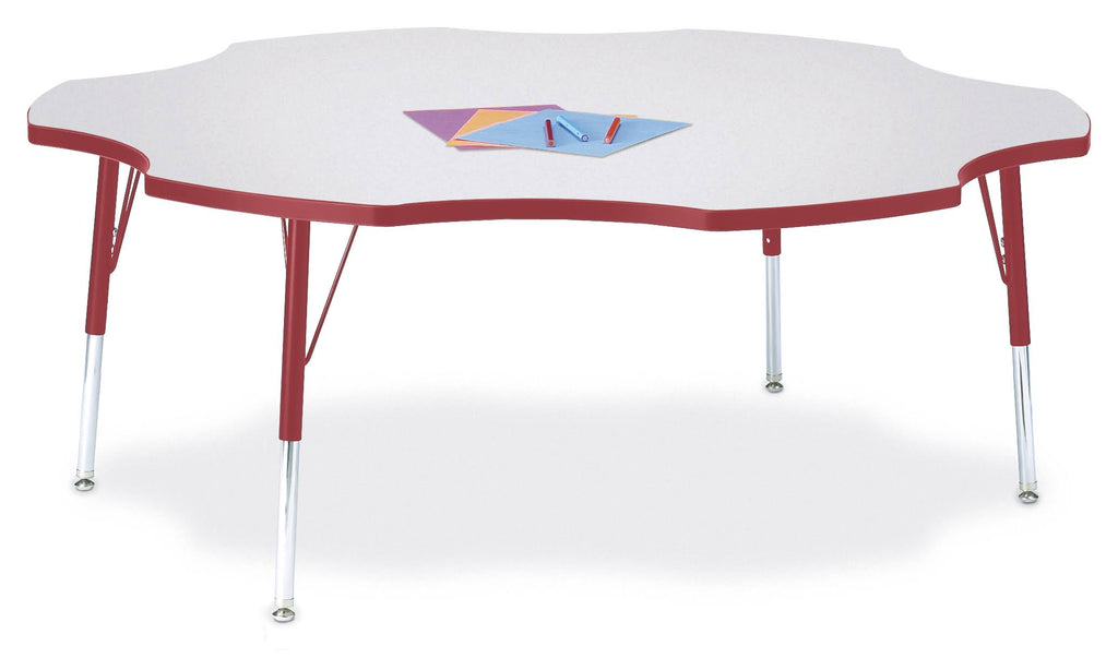 Berries Red Elementary Six Leaf Activity Table T427