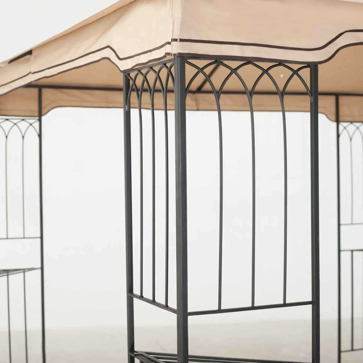 Beige Pop Up Canopy Gazebo W974909