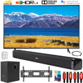 55" HDR 4K UHD Smart Curved TV with Soundbar V48447