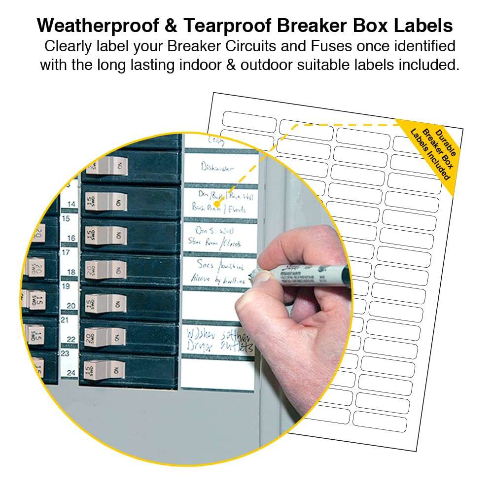 Circuit Breaker Finder with Flashlight L8130