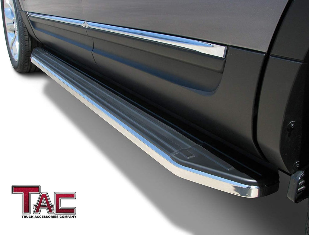 Aluminum Black Side Steps Running Boards 2 Pieces D126
