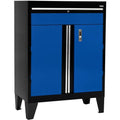 Black Modular System Base Storage Cabinet with Drawer J214183