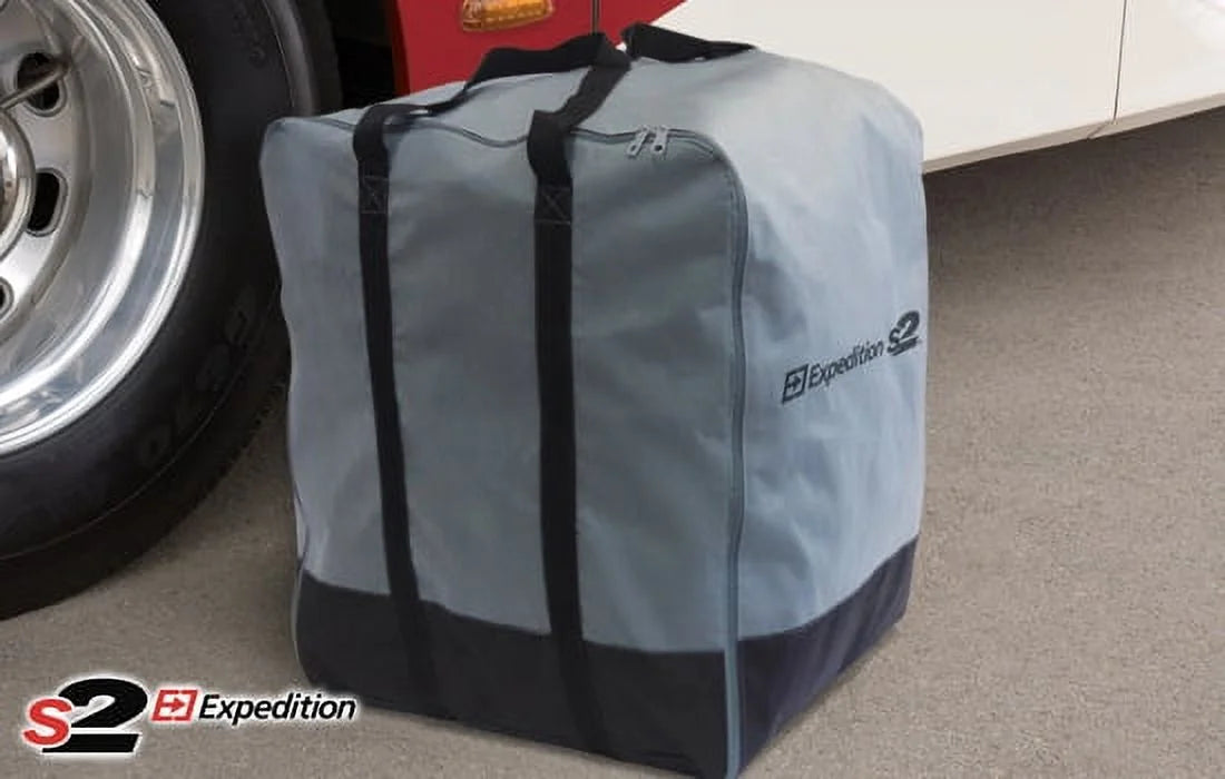 Outdoor Marine Grade Camper Travel Trailer Vehicle Cover Fits 23 to 24 Feet - Gray K74970