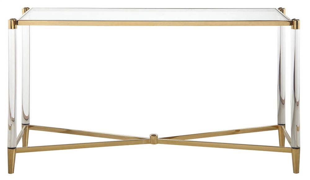Rectangular Glass Top Sofa Table S666233