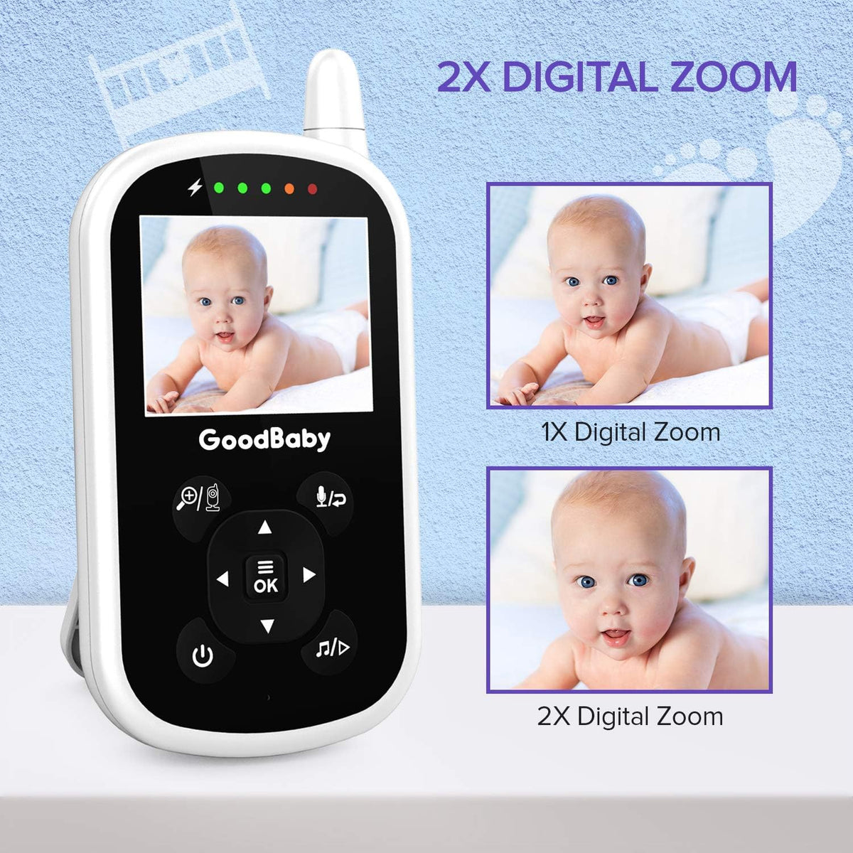 Video Baby Monitor with Camera and Audio E793
