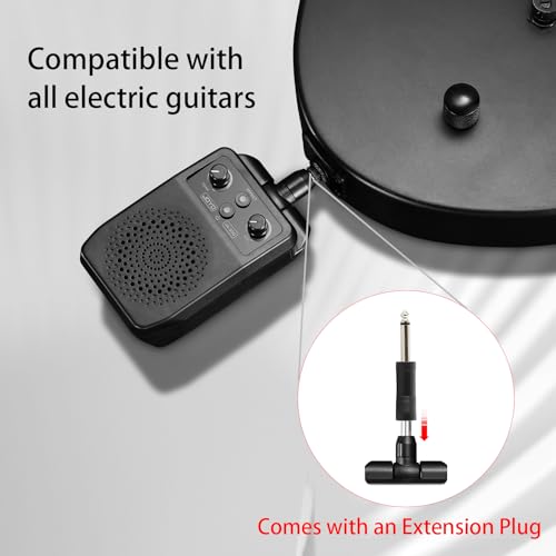 Mini Guitar Amp 5W Portable Rechargeable Bluetooth Combo Amplifier Black H350469