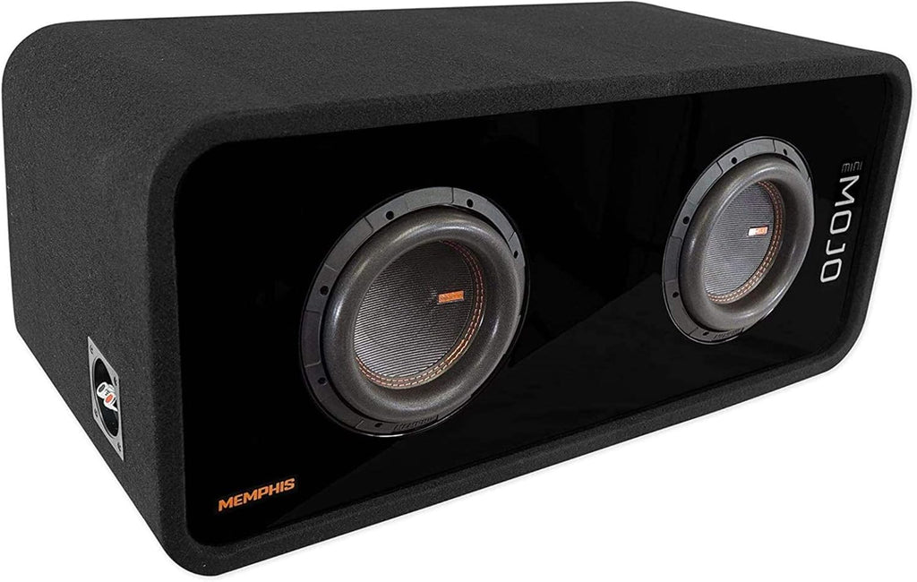 Dual 8" 3600w 1 Ohm Car Subwoofer Enclosure J4947