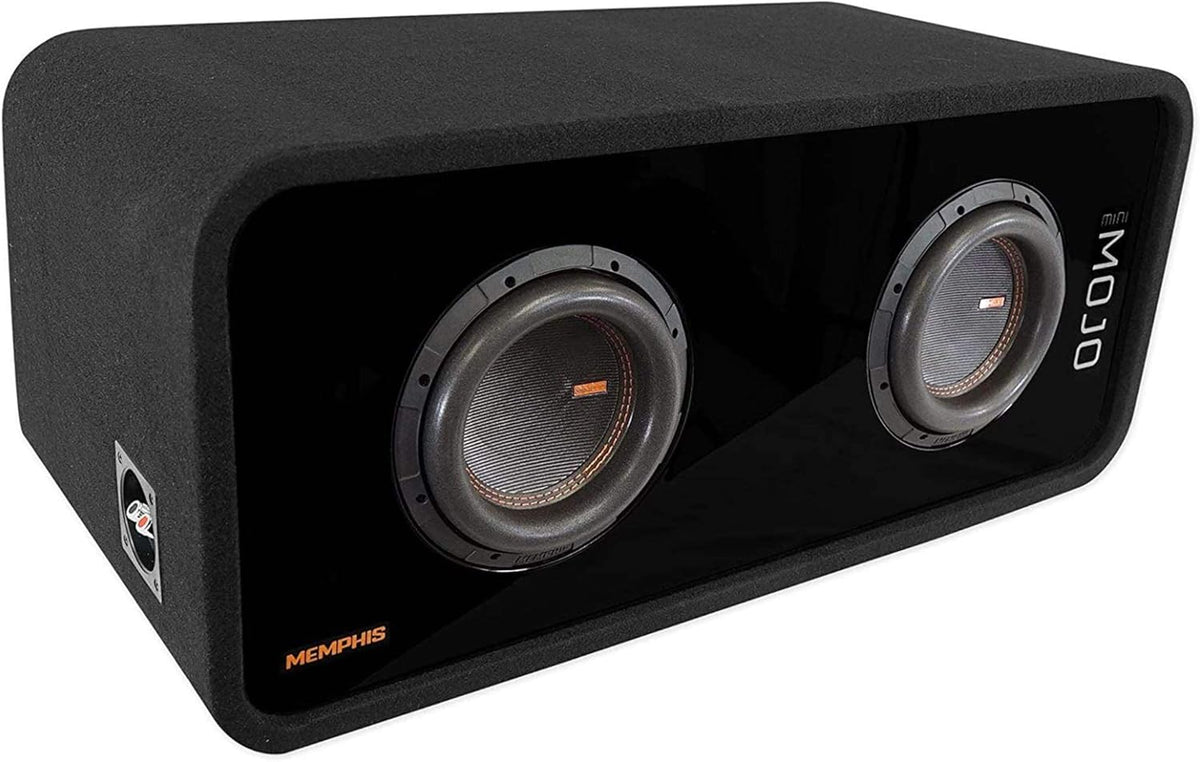 Dual 8" 3600w 1 Ohm Car Subwoofer Enclosure J4947