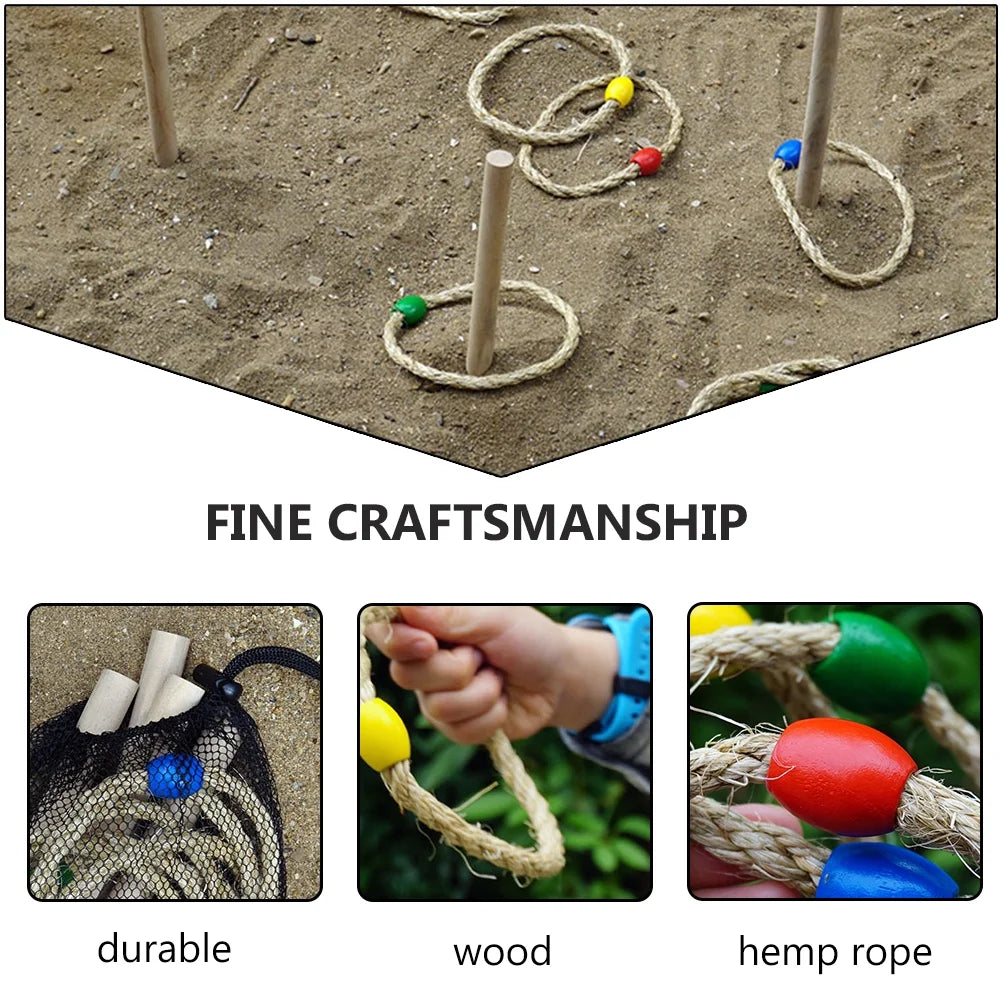 Wooden Ring Toss Game R7303