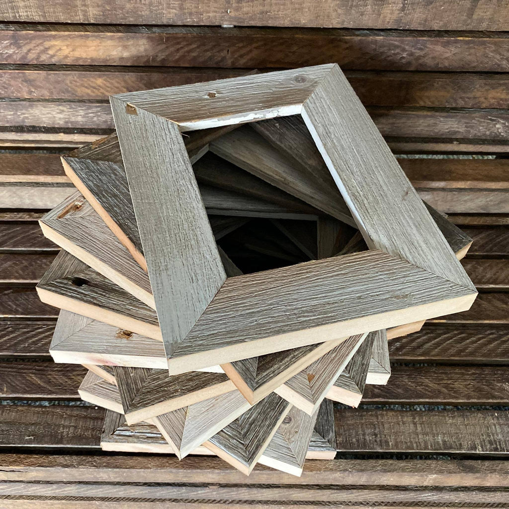 Weathered Grey Reclaimed Wood Frame N983