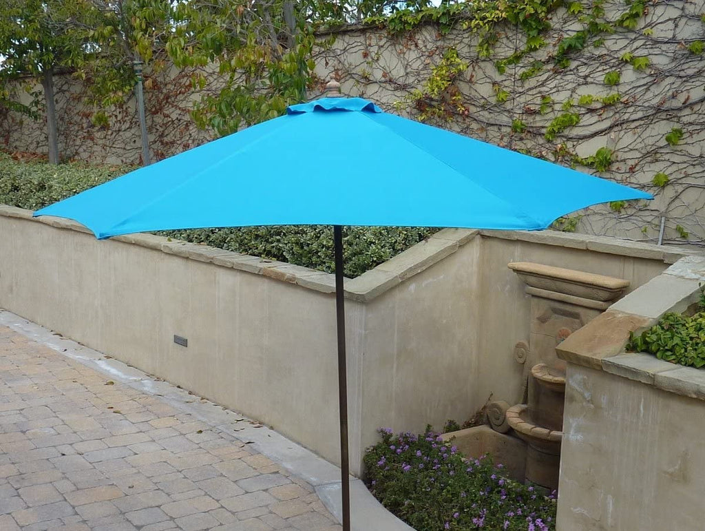 Teal 9ft Umbrella Replacement Canopy 6 Ribs W4807