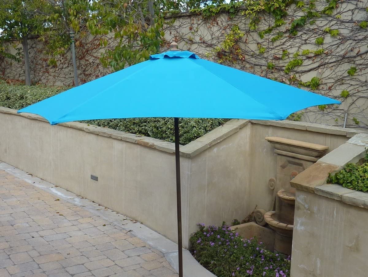 Teal 9ft Umbrella Replacement Canopy 6 Ribs W4807