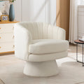 Beige Swivel Accent Chair N1022