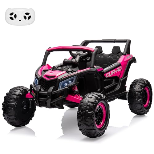 24V Battery Powered Electric UTV Car with Remote Control, Spring Suspension, 200W Motor, Metal Frame, LED Lights Z55302