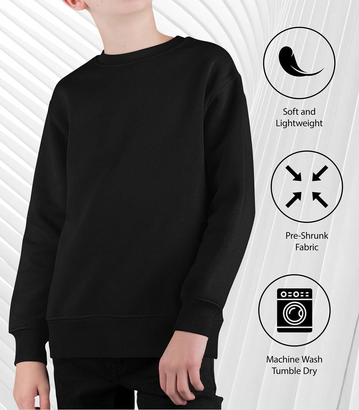 Toddler & Youth Crewneck Fleece Sweatshirt Q7590
