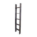 Smoky Black Wooden Decorative Bookcase Ladder C932