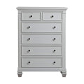 6 Drawer White Chest N5337