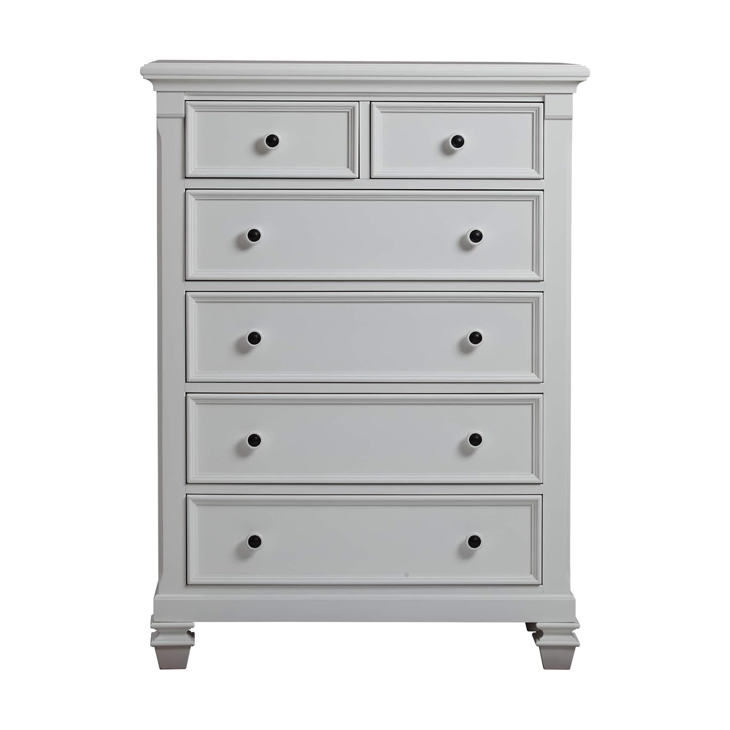 6 Drawer White Chest N5337