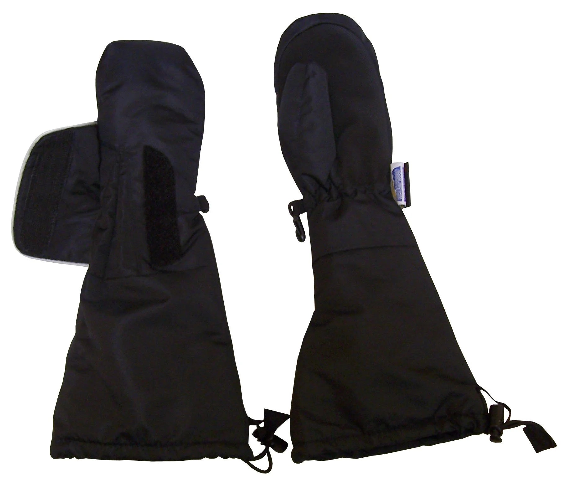 Black Waterproof Thinsulate Snow Ski Mittens U845684