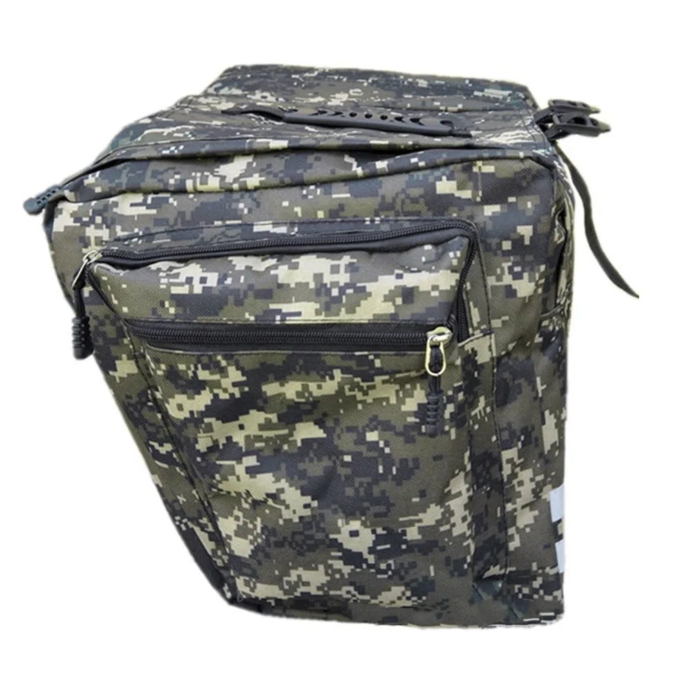 Rear Seat Bag Cycling Bike Rack Double Pannier Bag Q89481