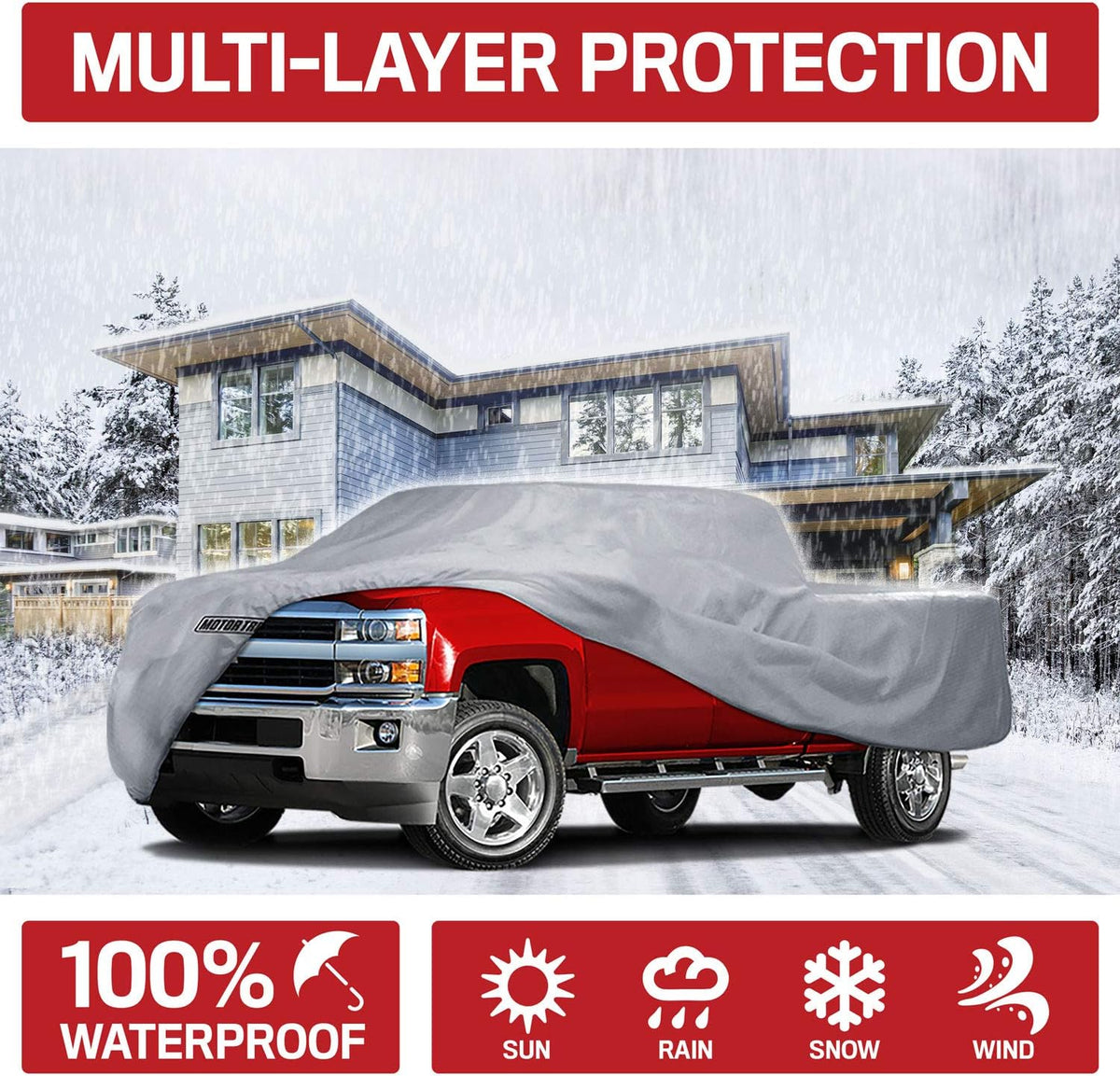 Custom Fit All Weather Waterproof Truck Cover E308065