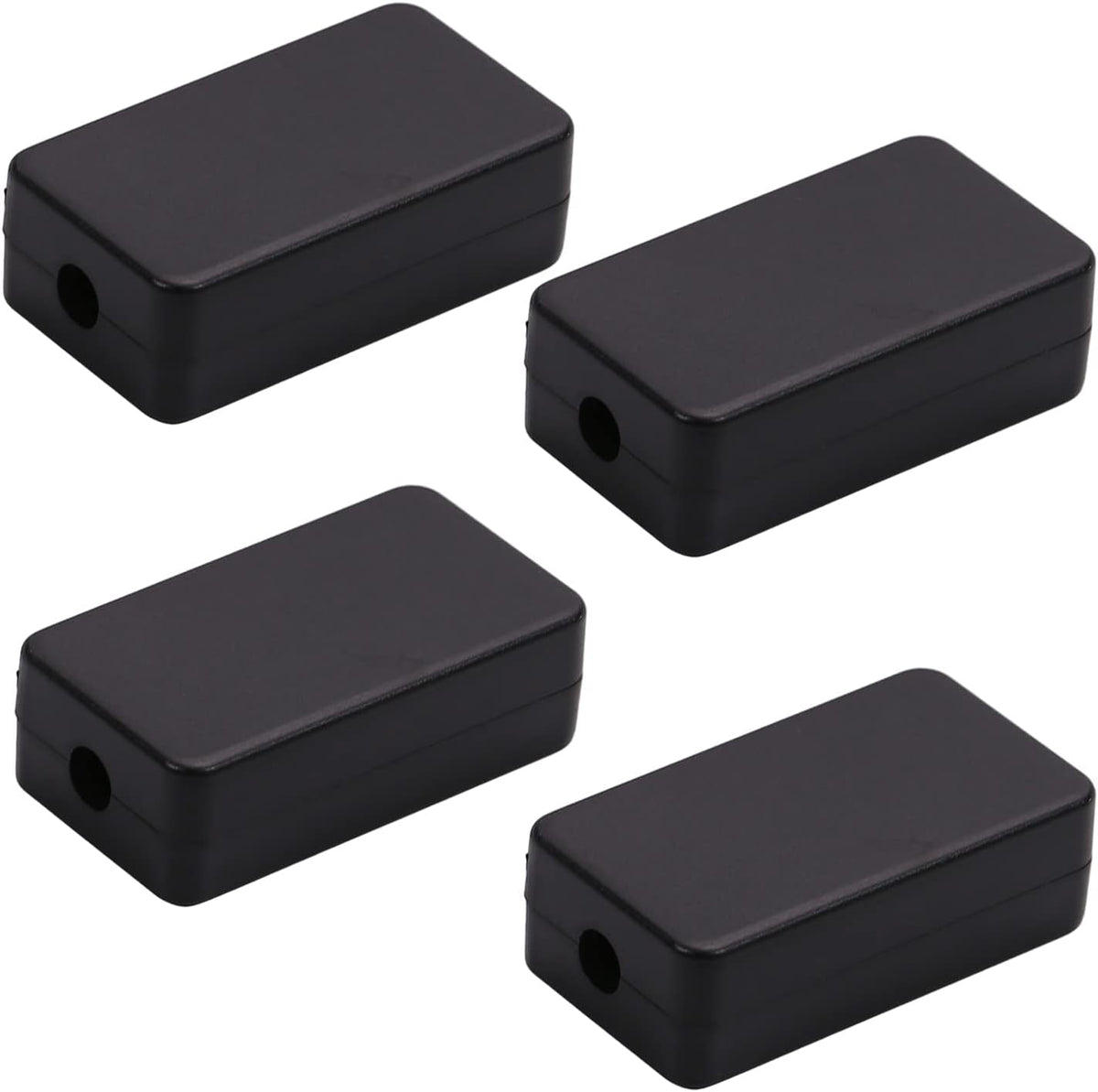 Black ABS Plastic Junction Box with Ear G66594