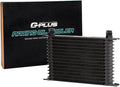 Universal Engine Transmission Oil Cooler with 7" Fixed Black Cooling Fan Kit J8209
